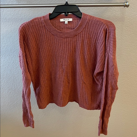 Madewell Sweaters - Madewell Women's Dusty Rose Ribbed Sweater